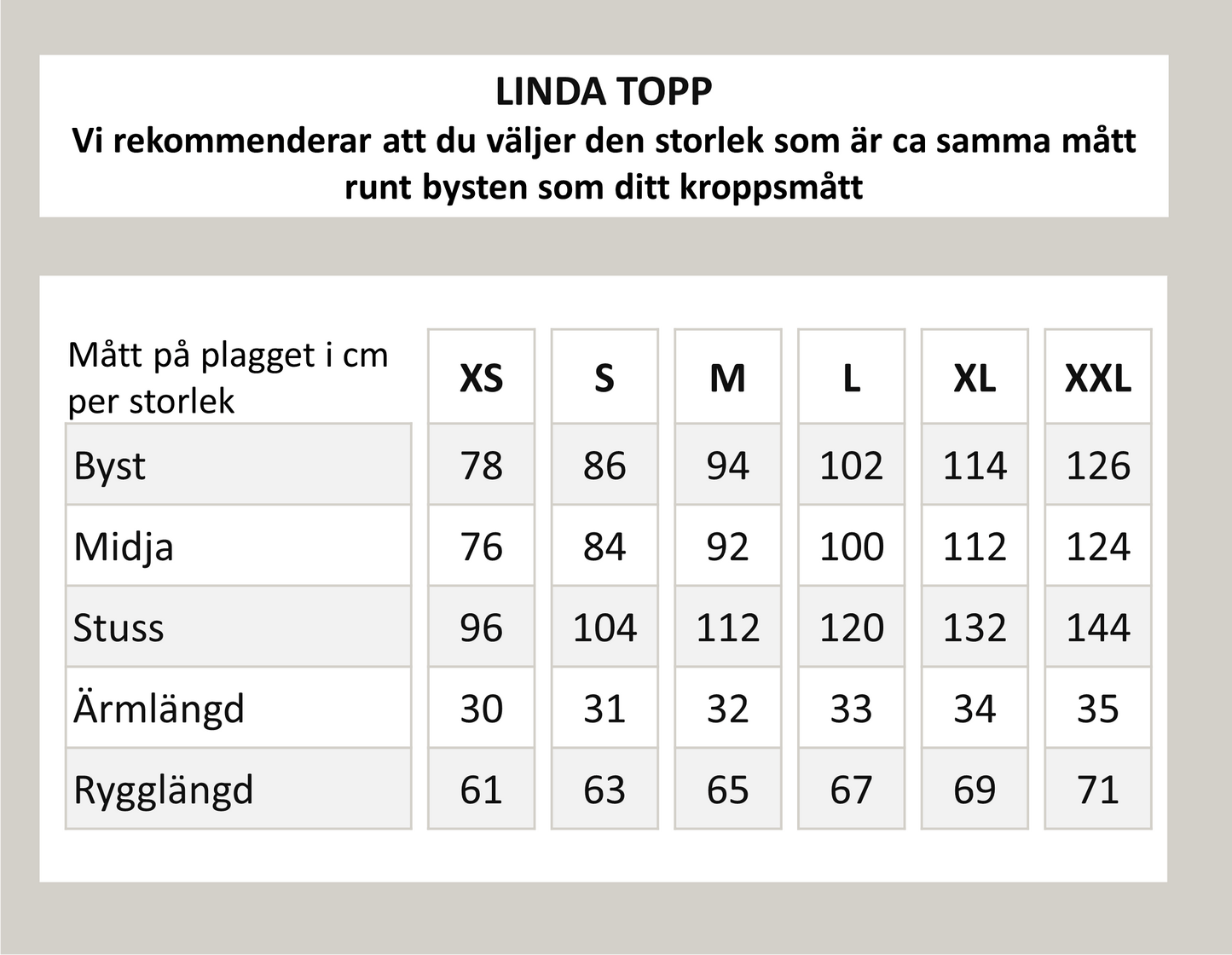 Linda topp - Rosa