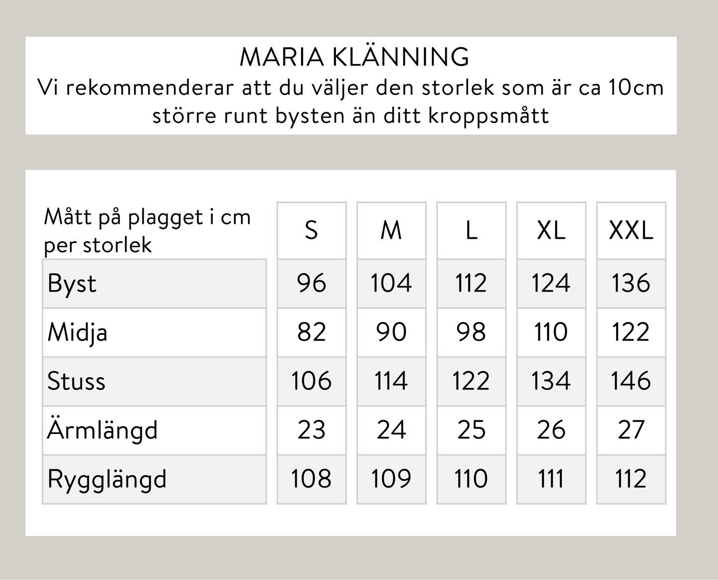 Maria klänning - Randig