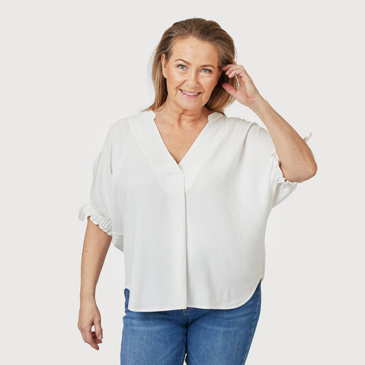 Adele pusero - luonnonvalkoinen