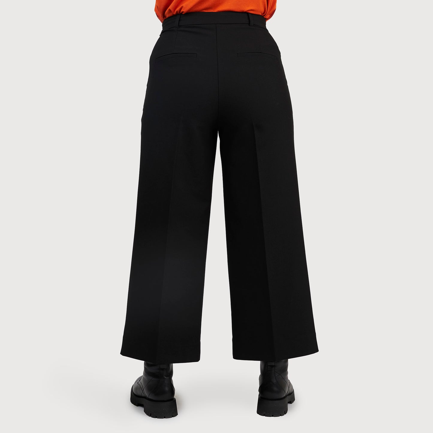 Callie culotte housut - mustat
