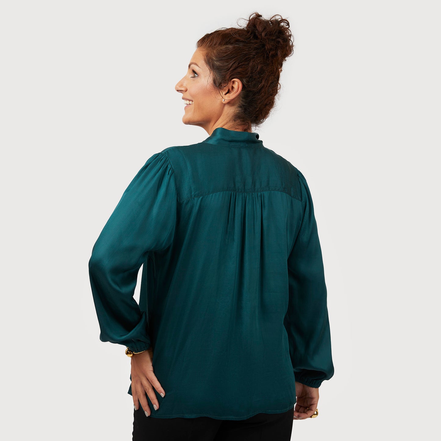 Esmeralda blus - Grön