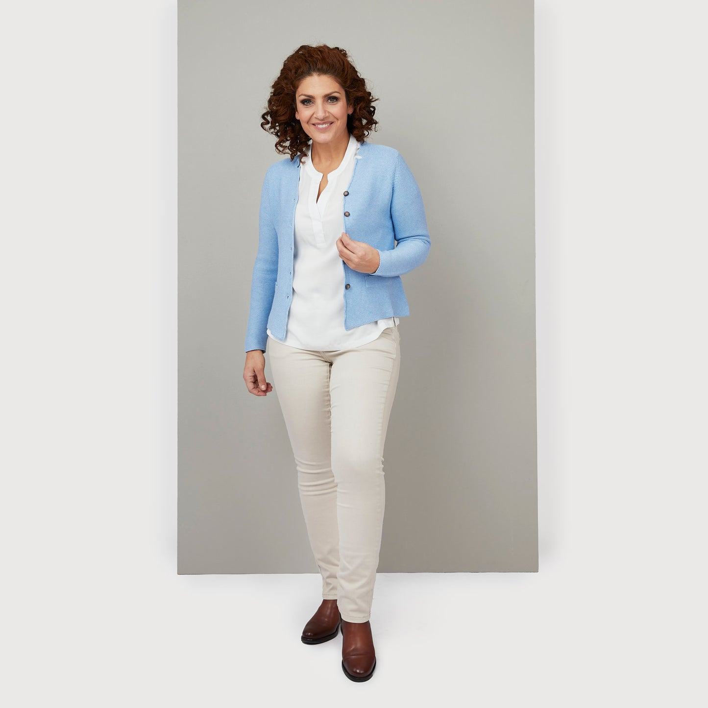 Francine neuletakki - sininen