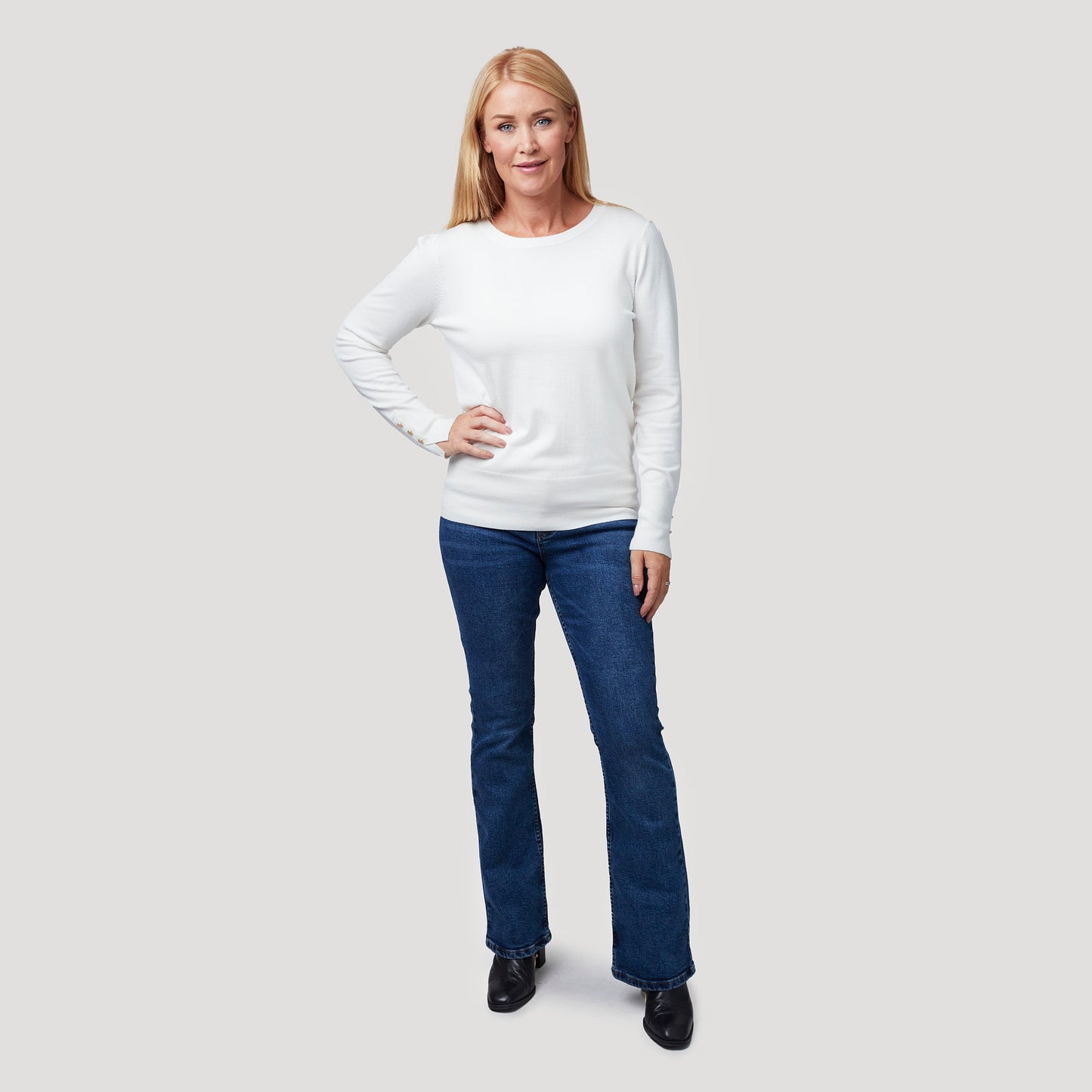Helle tröja - vit