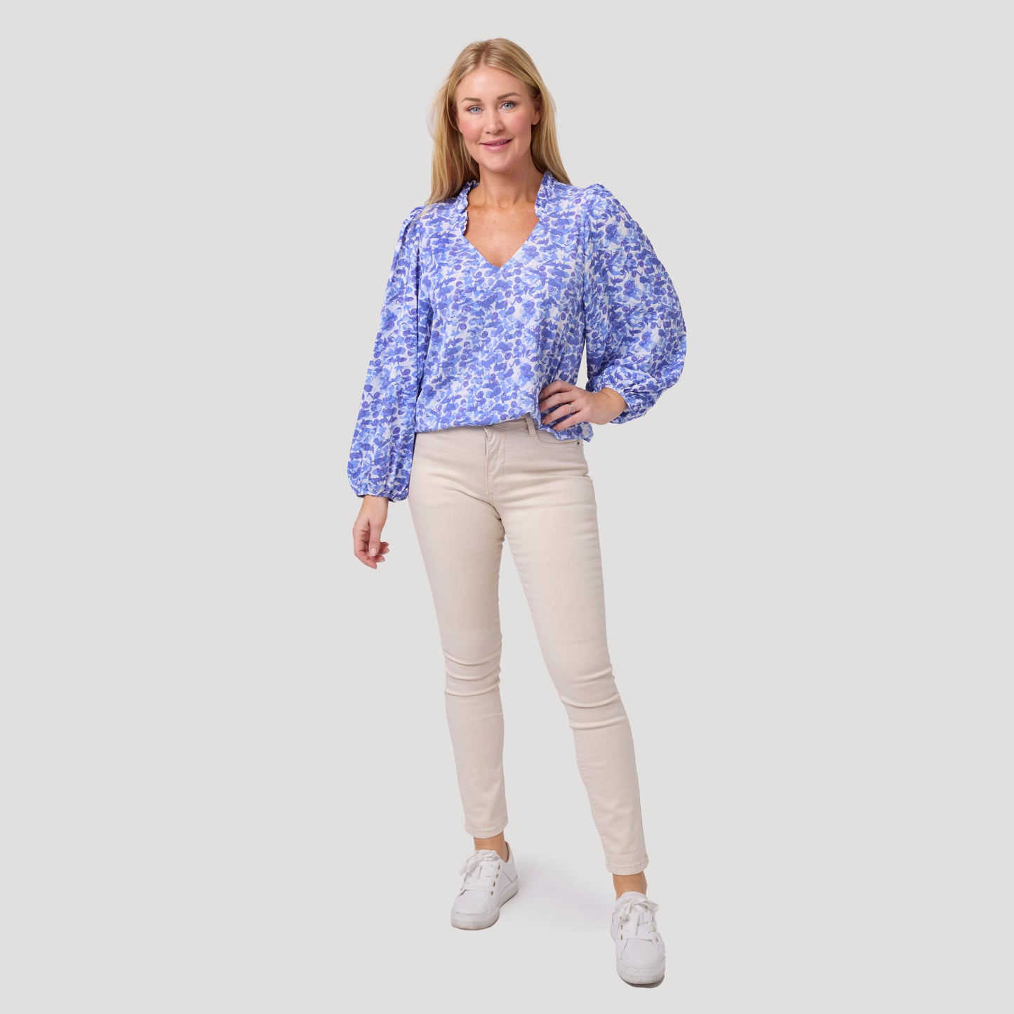Katherine blus - blå