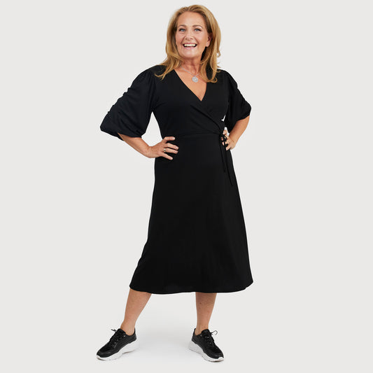 Susanna kietaisumekko - musta