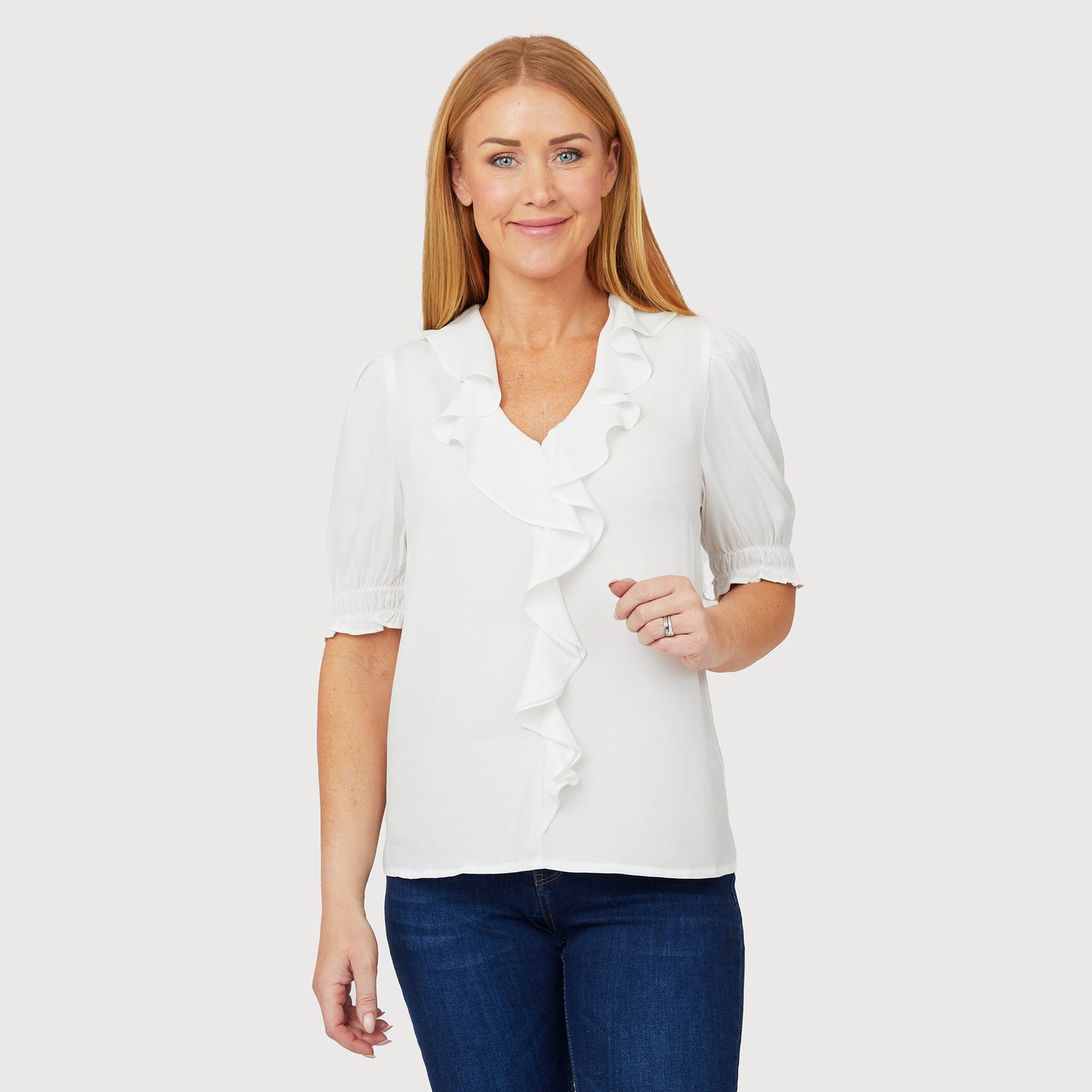Viola blus - vit