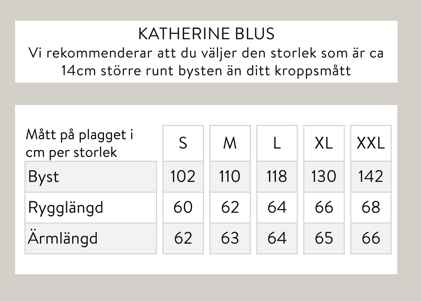 Katherine blus - blå