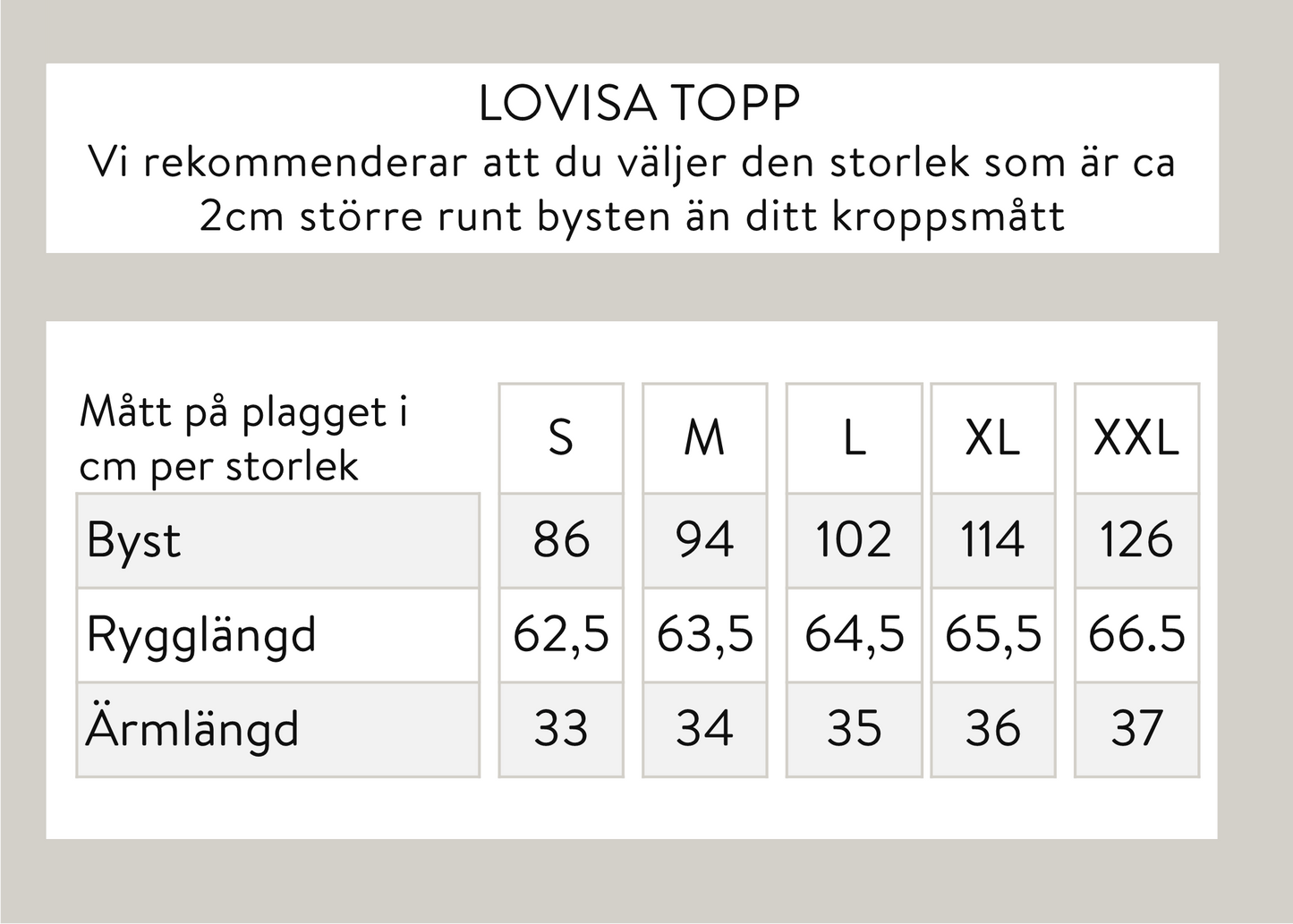 Lovisa topp - Offwhite