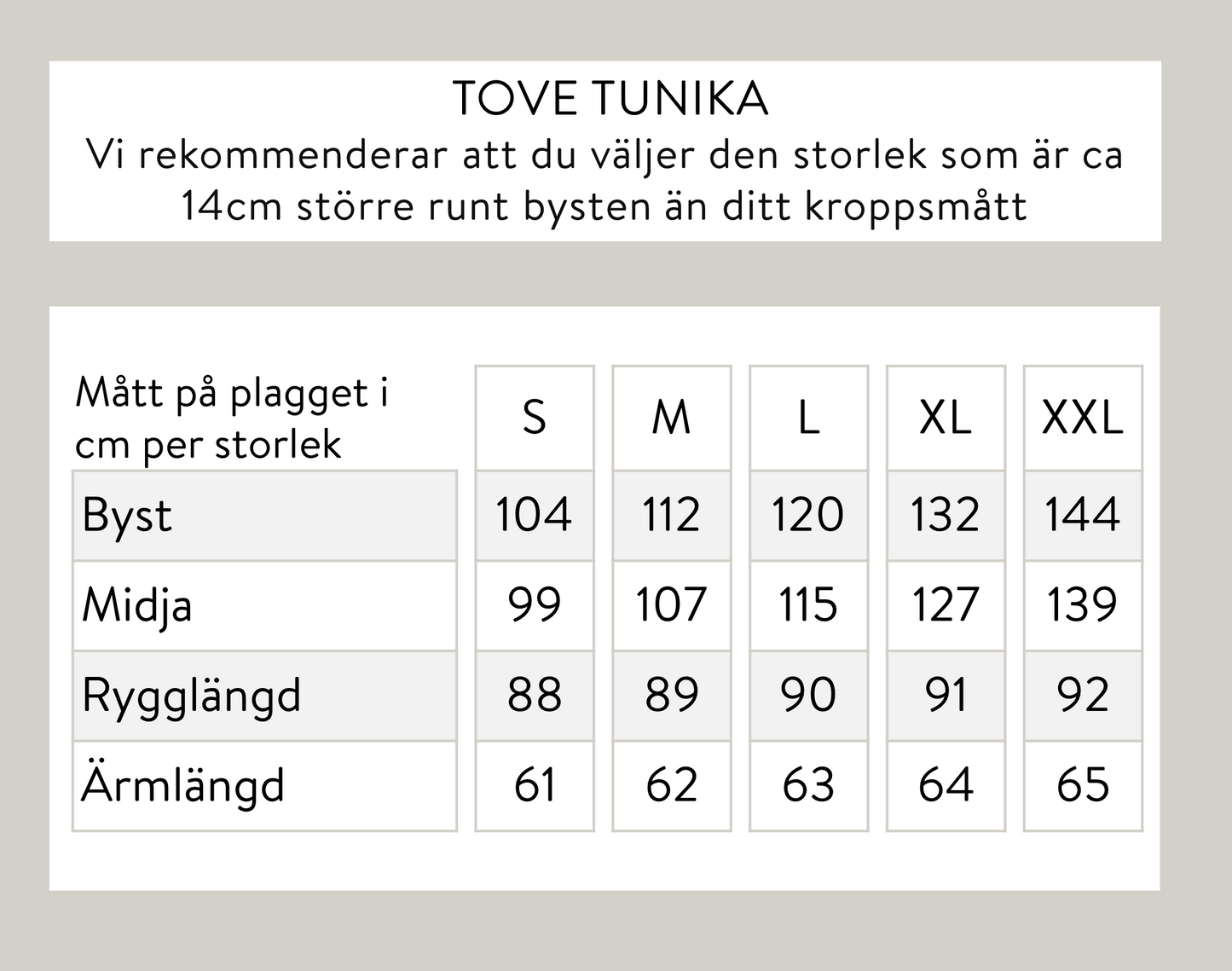 Tove tunika - Flerfärgad